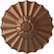Ekena Millwork Shakuras Ceiling Medallion (Fits Canopies up to 1 3/8"), Hnd-Painted Polished Copper, 9"OD x 1 3/8"P CM09SHPOS - alternate 1